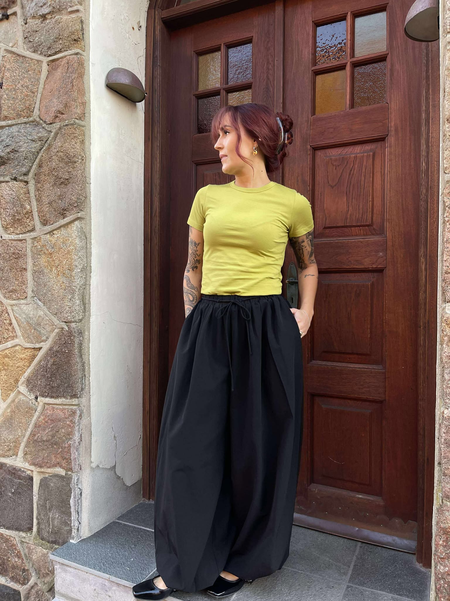 YASTHIA Trousers - Black